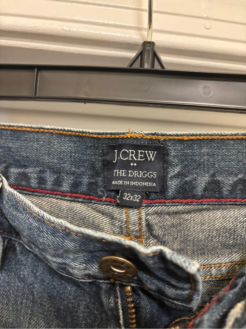 J. Crew Men's Straight Leg Jeans - Dark Blue Wash (Driggs)